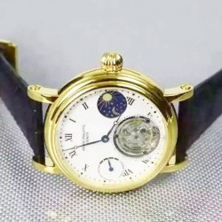 Grand Complication Tourbillon 18K YG Plated White Dial Swiss Tourbillon