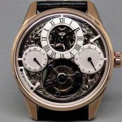 EP Calender Skeleton Tourbillon RG/LE White Swiss Tourbillon