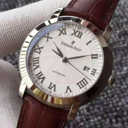 Jules Audemars 15170 SS Roman & White Dial Swiss 3120