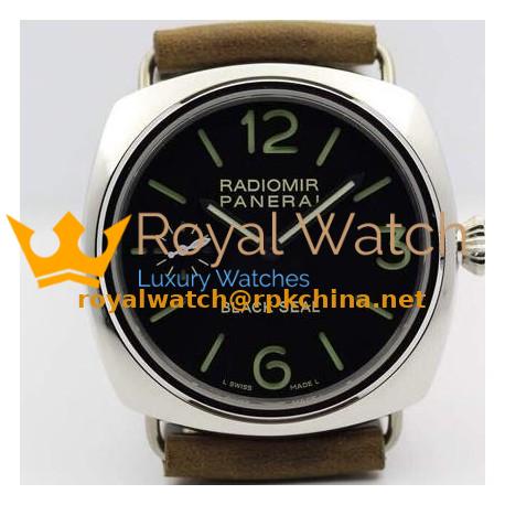 Replica Panerai Radiomir Black Seal PAM 183 Stainless Steel Black Dial Swiss OP XI