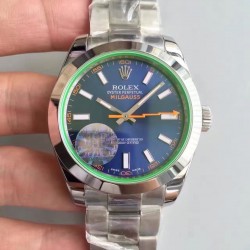 Milgauss 116400 GV JF SS Blue Dial Swiss 3131