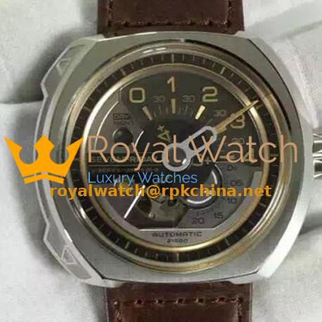 Replica Sevenfriday V2/01 Stainless Steel Gray Dial Miyota 82S7