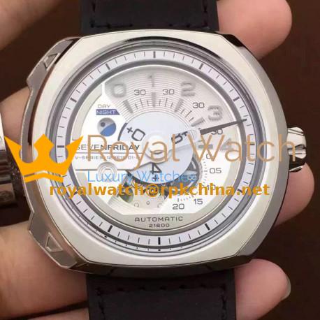 Replica Sevenfriday V1/01 Stainless Steel White Dial Miyota 82S7