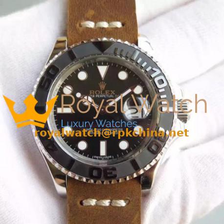 Replica Rolex Yacht-Master 40 116655 BP Stainless Steel Black Dial Swiss 2836-2