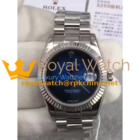 Replica Rolex Datejust 41 Lapis Lazuli HK Stainless Steel Blue Dial Swiss 3255