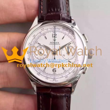 Replica Rolex Chronographe 66658 BP Stainless Steel White Dial Swiss Lemania Run 9@SEC