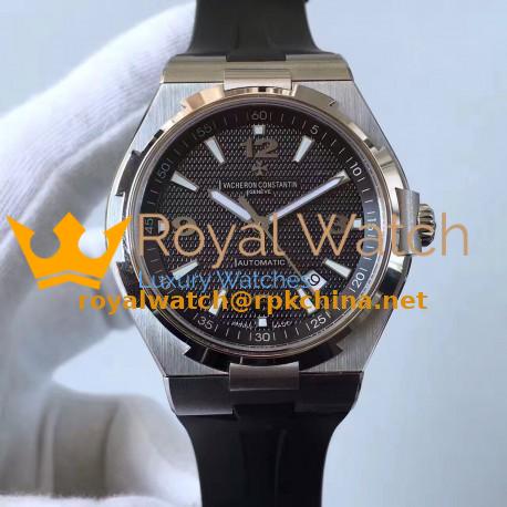 Replica Vacheron Constantin Overseas 47040 Stainless Steel Black Dial Swiss 2824-2