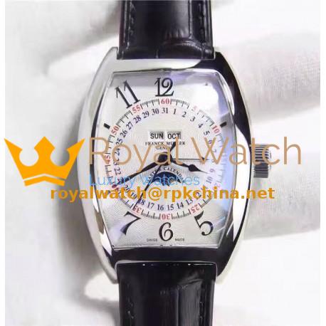 Replica Franck Muller Master Calendar Moonphase 5850 MCL Stainless Steel White Dial Swiss 2800MC