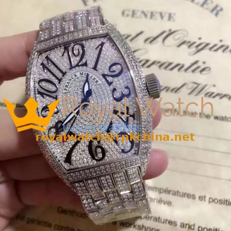 Replica Franck Muller Cintre Curvex Color Dreams FM 5850 SC D CD SUNSET OG Stainless Steel&Diamonds Diamonds Dial Swiss 2824-2