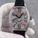 Replica Franck Muller Cintree Curvex Color Dreams FM 8880 SC DT D6 CD OG Stainless Steel & Diamonds Diamonds & Color Dial Swiss