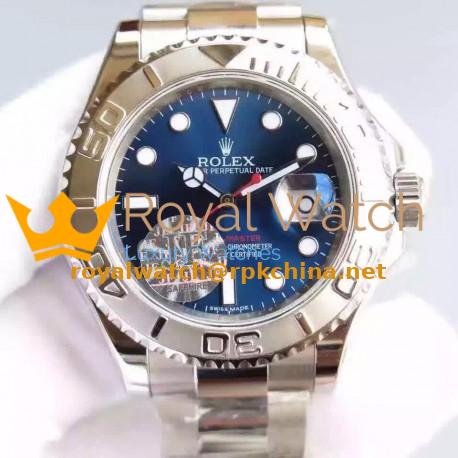 Replica Rolex Yacht-Master 40 116622 JF Stainless Steel Blue Dial Swiss 3135