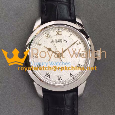 Replica Patek Philippe Calatrava 5296 Stainless Steel White Dial Swiss 324SC