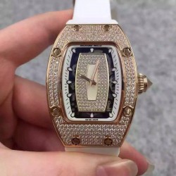 RM07 Ladies RG & Diamonds White & Diamonds Dial M6T51