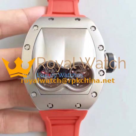 Replica Richard Mille RM053 Pablo MacDonough Tourbillon Stainless Steel Black Dial Swiss 2824-2