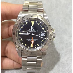Explorer II 1655 Steve McQueen LF SS Black Dial Swiss 2836