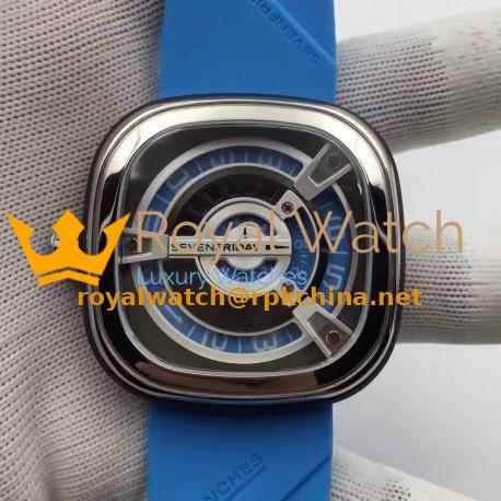 Replica SevenFriday M Series M1/05 Freedom PVD Blue Dial Miyota 8215