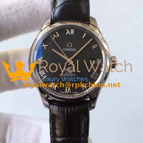Replica Omega De Ville 431.13.41.21.03.001 41MM MK Stainless Steel Blue Dial Swiss 8500