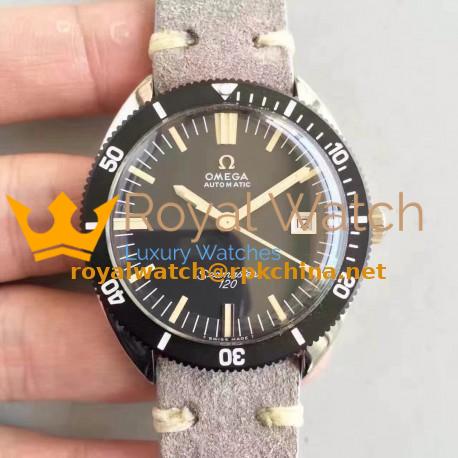 Replica Omega Seamaster 120 Vintage 135.0027 1969 JH Stainless Steel Black Dial Swiss 2824-2