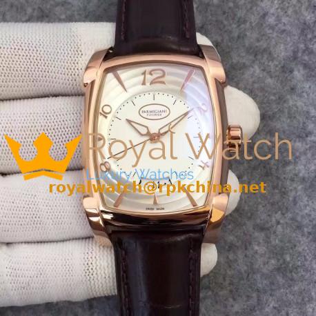 Replica Parmigiani Fleurier Kalpa Grande PFC123-0000102 Rose Gold White Dial Swiss PF331.01