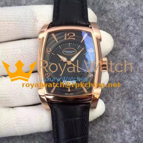 Replica Parmigiani Fleurier Kalpa Grande PFC123-0000102 Rose Gold Black Dial Swiss PF331.01