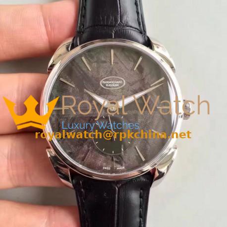 Replica Parmigiani Fleurier Tonda PFC267-3001400-HA1441 Stainless Steel Meteorite Black Dial Swiss PF701