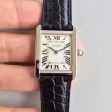 Replica Cartier Tank Solo Ladies W5200005 24MM x 31MM TW Stainless Steel White Dial Swiss Quartz