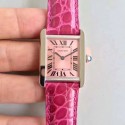 Replica Cartier Tank Solo Ladies W5200000 24MM x 31MM TW Stainless Steel Pink Dial Swiss Quartz