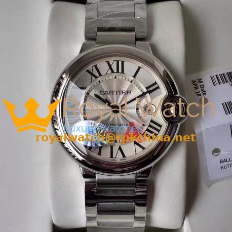 Replica Ballon Bleu De Cartier W69012Z4 42MM V6 Stainless Steel Silver Dial Swiss 2892