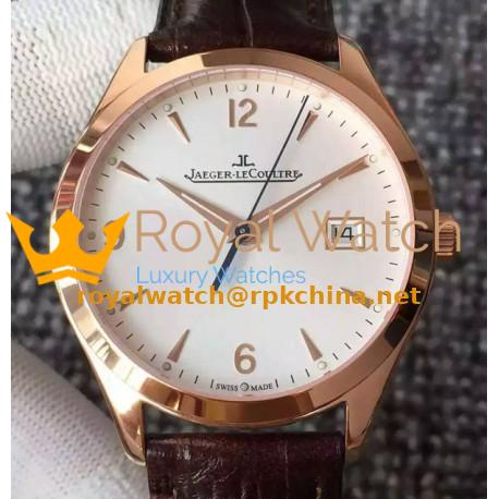 Replica Jaeger-LeCoultre Master Control Date 1542520 Rose Gold White Dial Swiss Calibre 899