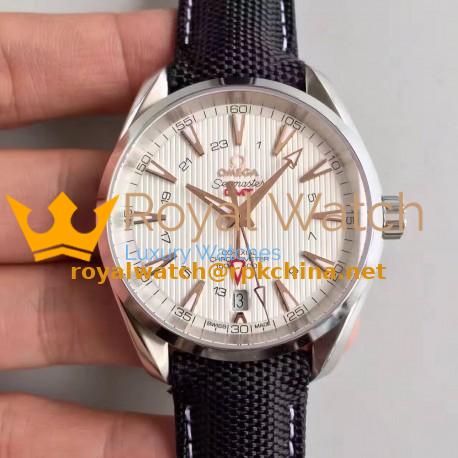 Replica Omega Seamaster Aqua Terra 150M GMT 231.92.43.22.04.001 43MM JH Stainless Steel White Dial Swiss 8605