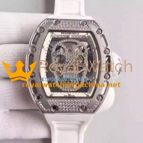Replica Richard Mille RM052 SF Titanium & Diamond Diamond Skull Dial Swiss M6T51