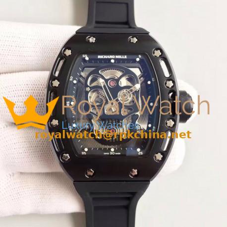 Replica Richard Mille RM052 SF PVD Silver Skull Dial Swiss M6T51