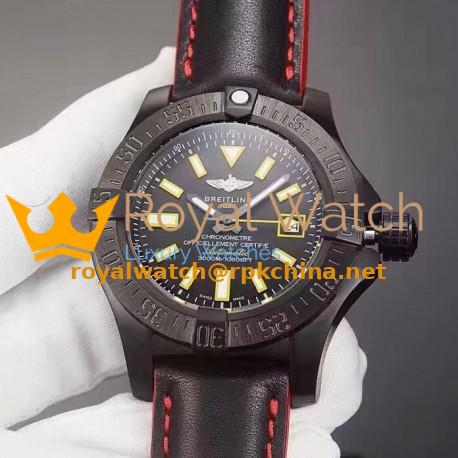 Replica Breitling Avenger II Seawolf Limited Edition M17331E2/I530-101W PVD Black Dial Swiss 2836-2
