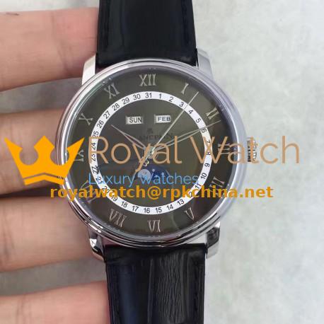 Replica Blancpain Villeret 6654A-1127-55B BF Stainless Steel Black Dial Swiss 6654