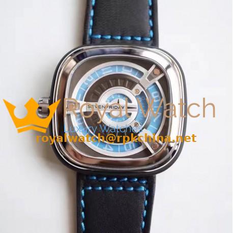 Replica SevenFriday M Series M1/05 PVD Blue Dial Miyota 8215