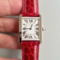 Replica Cartier Tank Solo Ladies W5200005 24MM x 31MM TW Stainless Steel White Dial Swiss Quartz