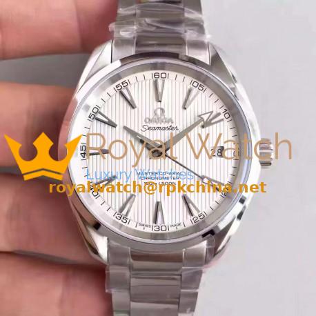 Replica Omega Seamaster Aqua Terra 150M Master Co-Axial 231.10.42.21.02.003 KW Stainless Steel White Dial Swiss 8500
