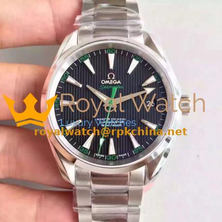 Replica Omega Seamaster Aqua Terra 150M Master Golf Edition 231.10.42.21.01.004 KW Stainless Steel Black Dial Swiss 8500