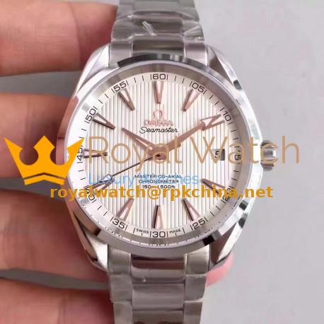 Replica Omega Seamaster Aqua Terra 150M Master Co-Axial 231.13.42.21.02.003 KW Stainless Steel White Dial Swiss 8500