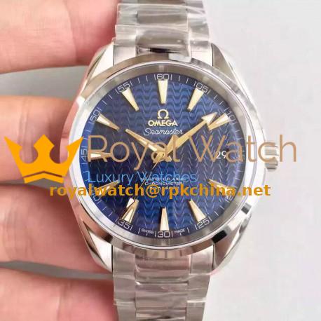 Replica Omega Seamaster Aqua Terra 150M Master Co-Axial 231.10.42.21.03.004 KW Stainless Steel Blue Dial Swiss 8500