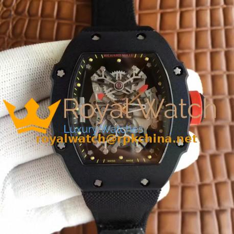 Replica Richard Mille RM27-01 Rafael Nadal PVD Black Dial M9015