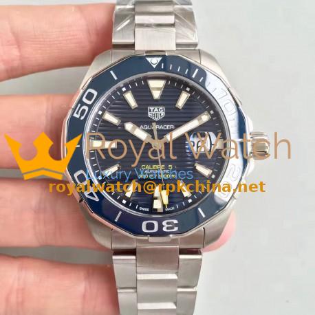 Replica Tag Heuer Aquaracer Calibre 5 WAY201B.BA0927 MK Stainless Steel Blue Dial Swiss 2824-2
