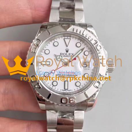 Replica Rolex Yacht-Master 40 116622 EW Stainless Steel White Dial Swiss 3135