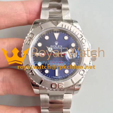 Replica Rolex Yacht-Master 40 116622 EW Stainless Steel Blue Dial Swiss 3135