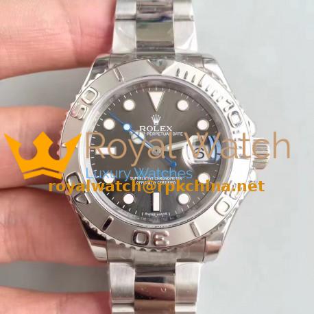 Replica Rolex Yacht-Master 40 116622 EW Stainless Steel Anthracite Dial Swiss 3135