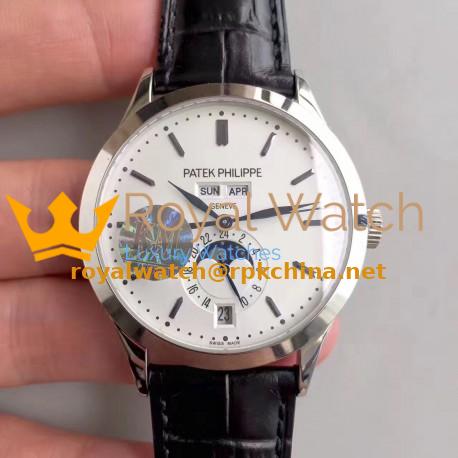 Replica Patek Philippe Annual Calendar 5396G KM Stainless Steel White Dial Swiss 324S