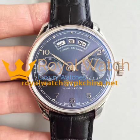 Replica IWC Portugieser Annual Calendar IW503502 YL Stainless Steel Blue Dial Swiss 52850