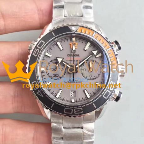 Replica Omega Seamaster Planet Ocean 600M Chronograph 215.90.46.51.99.001 JH Stainless Steel Grey Dial Swiss 9900