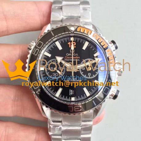 Replica Omega Seamaster Planet Ocean 600M Chronograph 215.30.46.51.01.002 JH Stainless Steel Black Dial Swiss 9900