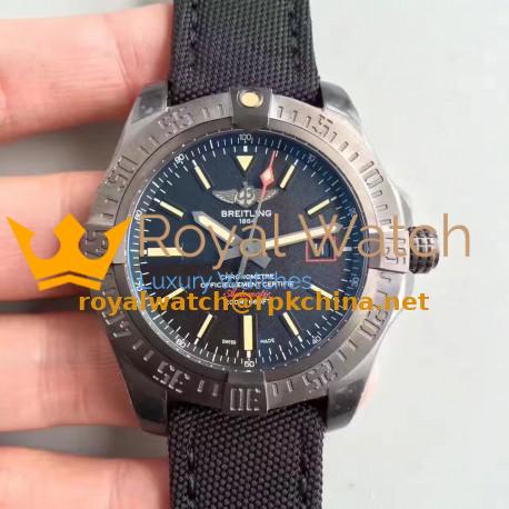 Replica Breitling Avenger Blackbird 44 V1731110/BD74/109W/M20BASA.1 GF Titanium Black Dial Swiss 2824-2